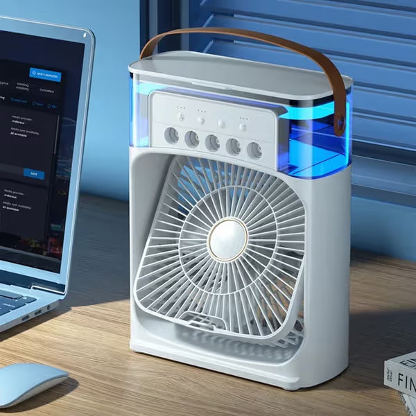 Portable Air Cooler pro Mist Fan Mini Cooler with RGB light