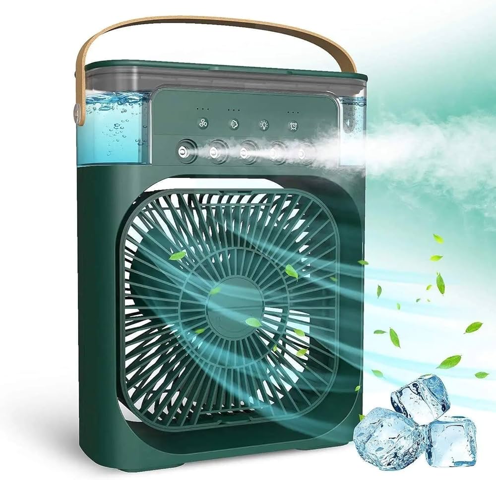 Portable Air Cooler pro Mist Fan Mini Cooler with RGB light